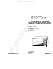 Euro-Pro TO160 Guide D'utilisation