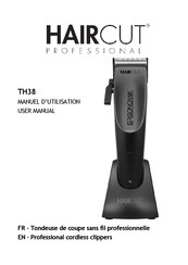 HAIRCUT PROFESSIONAL TH38 Manuel D'utilisation