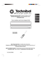 Technibel Climatisation MCAF188R5I Notice D'utilisation