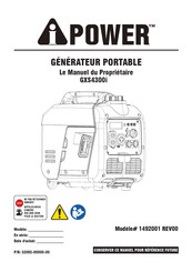 Ipower GXS4300i Manuel Du Propriétaire