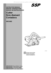 SSP MCC402 Manuel D'instructions