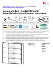 Rauch 31222.4460 Instructions De Montage