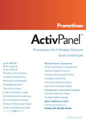 promethean TP-3012-ML-V03 Guide D'installation Rapide