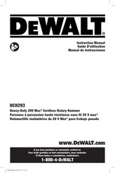 DeWalt DCH293 Guide D'utilisation