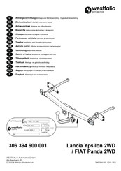 Westfalia Automotive 306 394 600 001 Notice De Montage Et D'utilisation