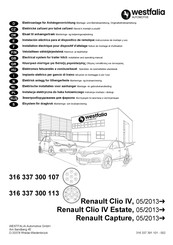 Westfalia Automotive 316 337 300 107 Notice De Montage Et D'utilisation