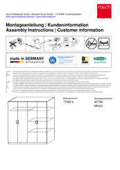 Rauch P4You 77083.6 Instructions De Montage