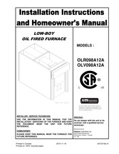 Dettson OLR098A12A Manuel Du Propriétaire