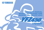 Yamaha YFZ450V Manuel Du Propriétaire