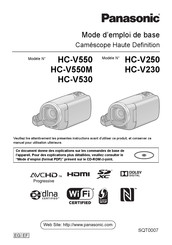 Panasonic HC-V230 Mode D'emploi