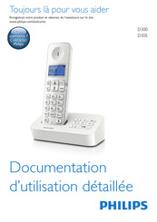 Philips D305 Documentation D'utilisation Détaillée