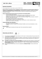 Skan Holz 603602-13 Instructions De Montage