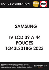 Samsung TQ43LS01BG 2023 Manuel De L'utilisateur