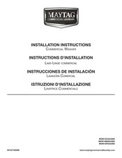 Maytag MVW18MNAGW0 Instructions D'installation