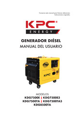 KPC KDG7500E Mode D'emploi