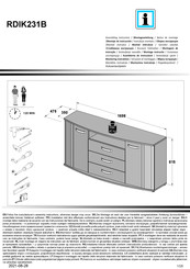 Forte RDIK231B Notice De Montage