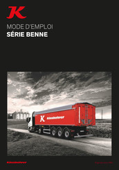 Kässbohrer BENNE Serie Mode D'emploi