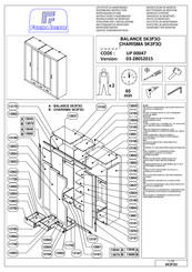 Forma Ideale 5K3F3O UP 00047 Instructions D'assemblage