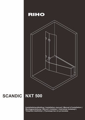 RIHO SCANDIC NXT 500 Manuel D'installation