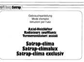 coop Satrap-climalux Mode D'emploi