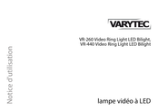 thomann Varytec VR-260 Video Ring Light LED Bilight Notice D'utilisation