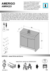 Forte AMERIGO AMRK221 Notice De Montage