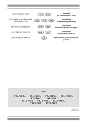 Lotus FTCT-74ET Instructions Pour L'installation Et L'emploi