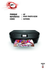HP ENVY PHOTO 6200 Serie Mode D'emploi