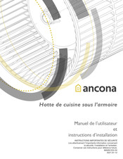 Ancona AN-1254 Manuel De L'utilisateur Et Instructions D'installation