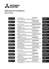 Mitsubishi Electric MXZ-6F120VF2 Notice D'utilisation