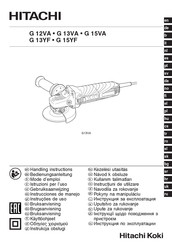 Hitachi G 15YF Mode D'emploi