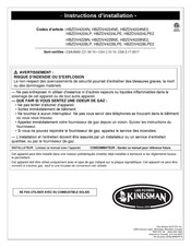 Kingsman HBZDV4224N Instructions D'installation