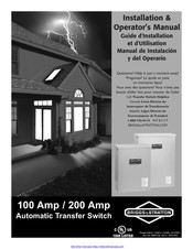 Briggs & Stratton 01928-1 Guide D'installation Et D'utilisation