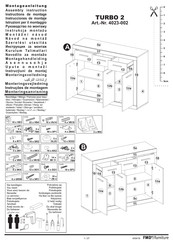 FMD Furniture TURBO 2 4023-002 Instructions De Montage