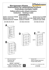 J.Mebelmann DOORSET 1d2s Instructions De Montage