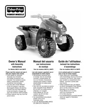 Fisher-Price Power Wheels X0075 Guide De L'utilisateur