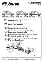 PF Jones 19500598PF Instructions De Montage