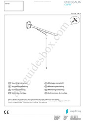 Pressalit Care R1101 Notice De Montage