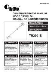 RedMax TR2301S Mode D'emploi