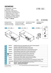 Siemens LI-T-1250-3VL87 Serie Instructions De Montage