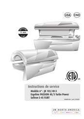 ergoline Soltron S-45 FLIRT Instructions De Service