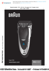 Braun MG5090 Mode D'emploi