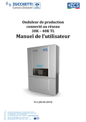 ZCS 40K TL Serie Manuel De L'utilisateur