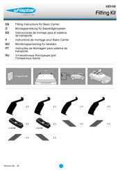 Whispbar K854W Instructions De Montage