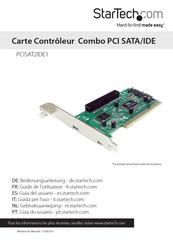 StarTech PCISAT2IDE1 Guide De L'utilisateur