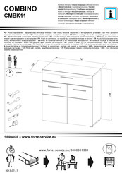 Forte COMBINO CMBK11 Notice De Montage