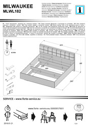 Forte MILWAUKEE MLWL182 Notice De Montage