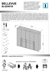 Forte BELLEVUE BLQS951B Notice De Montage