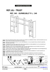 Gautier TRUST J0J 340 Instructions De Montage