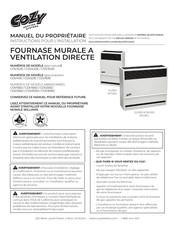 COZY CDV255D Instructions Pour L'installation